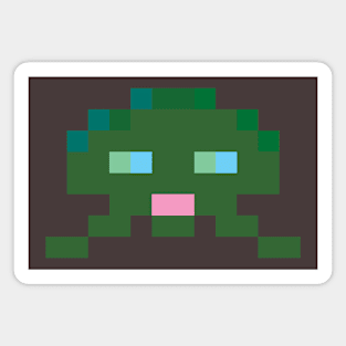 Retro Gaming Pixel Space Invader Magnet